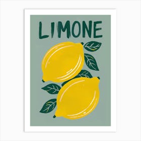 Limone Art Print