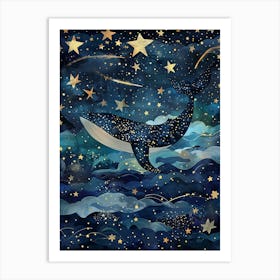 Whale In The Sky 10 Art Print