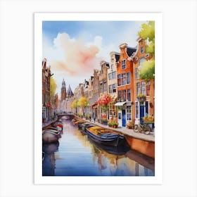 Amsterdam Canal 1 Art Print