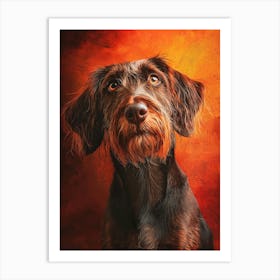 Dachshund. Generated AI. Art Print 5 Art Print