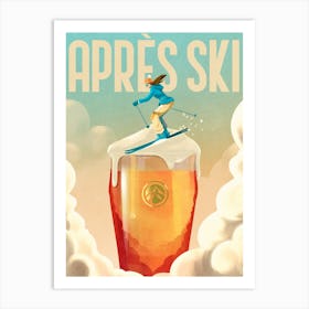 Apres Ski 7200x9600 Art Print
