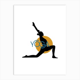 Yoga, the sport of yoga, the sport of meditation, relaxation, inspiring rest and meditation, a distinctive and exceptional work of art that embodies yoga.6 Art Print