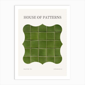 Tile Pattern Poster 18 Art Print