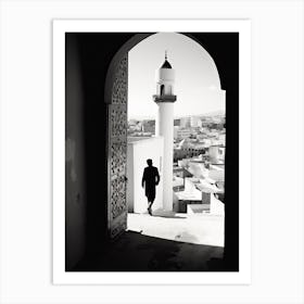 Tangier, Morocco, Photography In Black And White 3 Art Print