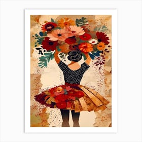 Flower Girl 5 Art Print