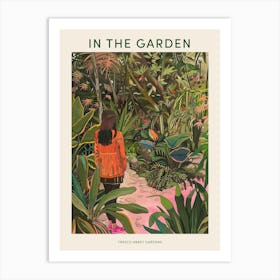 In The Garden Poster Tresco Abbey Gardens United Kingdom 3 Art Print