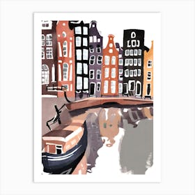 Amsterdam Cityscape Art Print