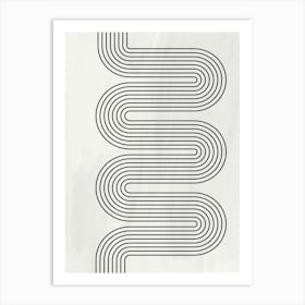 Zig Zags Art Print