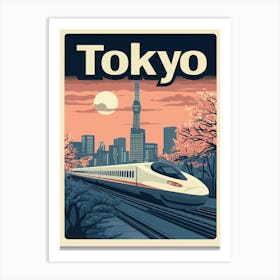 Aihrgdesign A Mid Century Modern Travel Poster For Tokyo Show Afbc099d E169 426e Bf18 D6be8e6aa7ea 0 Art Print