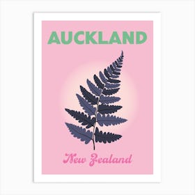 Aukland New Zealand Travel Print Art Print