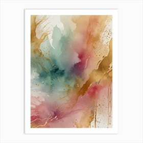 Abstract Watercolor Painting 2 Art Print