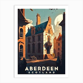 Aberdeen Scotland Travel Art Print