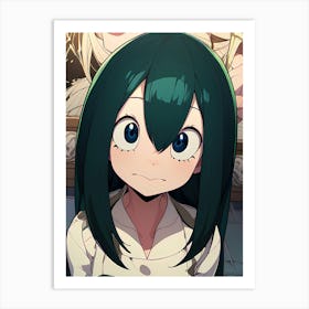 My Hero Academia Tsuyu Asui (34) 1 Art Print