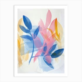 Abstract Leaves 34 Art Print