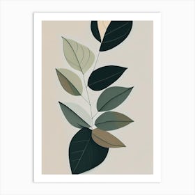 Bay Leaves Herb Simplicity Art Print
