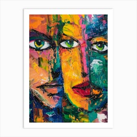 'Two Faces' 6 Art Print