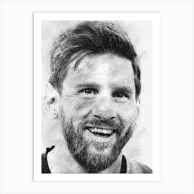 Lionel Messi 3 Art Print