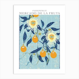 Mercado De La Fruta Passionfruit Illustration 1 Poster Art Print