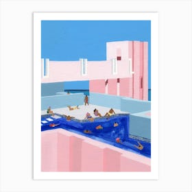 Spain Pool 1 Art Print