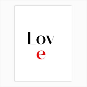 Love printable 2024.. 1 Art Print