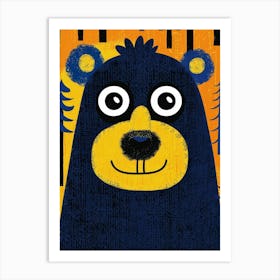 Bear In The Woods Art Print