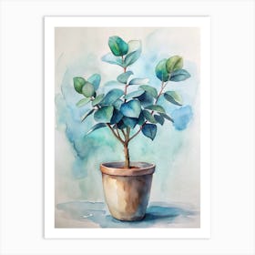 Eucalyptus Painting Art Print