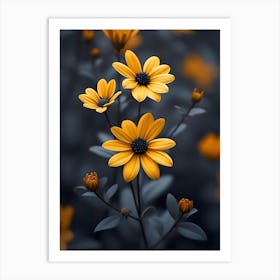 Yellow Flowers 2 Art Print