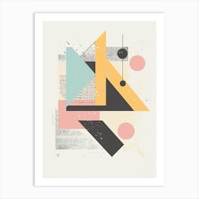 Abstract Geometric Painting Art Print