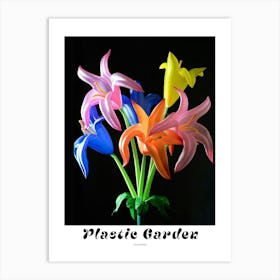 Bright Inflatable Flowers Poster Columbine 4 Art Print
