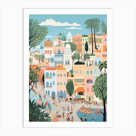 Alexandria Egypt 3 Illustration Art Print