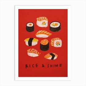 Rice And Shine 1 Art Print