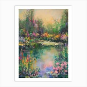  Floral Garden Garden Melodies 7 Art Print