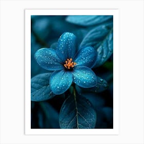 Blue Flower Art Print