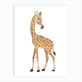 The Giraffe Art Print