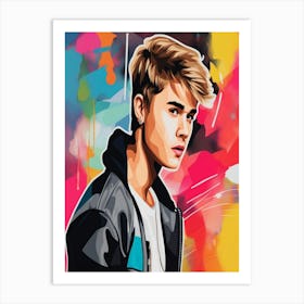 Justin Bieber 5 Art Print