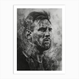 Lionel Messi 4 Art Print