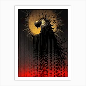 Crimson Devil Art Print