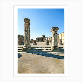 Pompeii Basilica Art Print