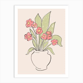 Flowers In A Vase 8 Art Print