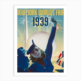 New York, World's Fair 1939 Art Print