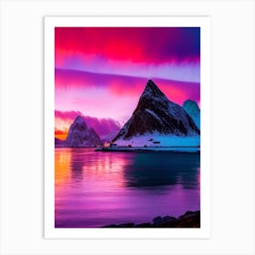 The Lofoten Islands At Sunset Art Print