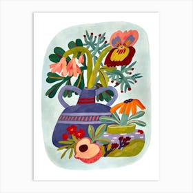 Gouache Still Life Art Print