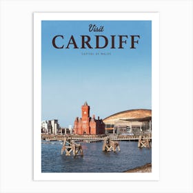 Cardiff City Centre Art Print