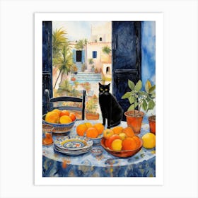 Moroccan Oranges Art Print