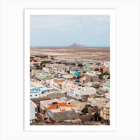 Sal Local City | Cape Verde, Africa houses and villages Art Print