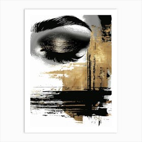 Gold Eye Art Print