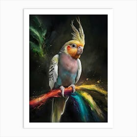 Cockatiel Art Print