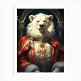 King Bear 2 Art Print