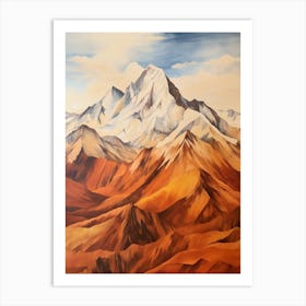 Mount Mckinley Denali Usa 2 Mountain Painting Art Print