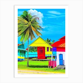 Guna Yala Panama Pop Art Photography Tropical Destination Art Print